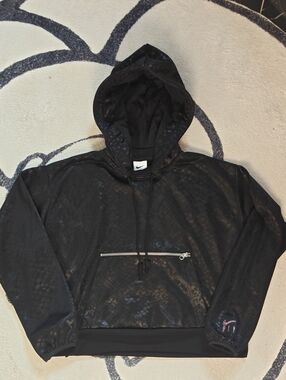 Nike Black Hooded Performance Pullover Jacket